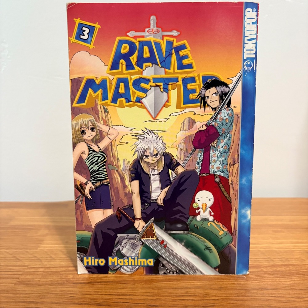 Rave Master Volume 3 Mashima 1st Printing English Manga Paperback OOP